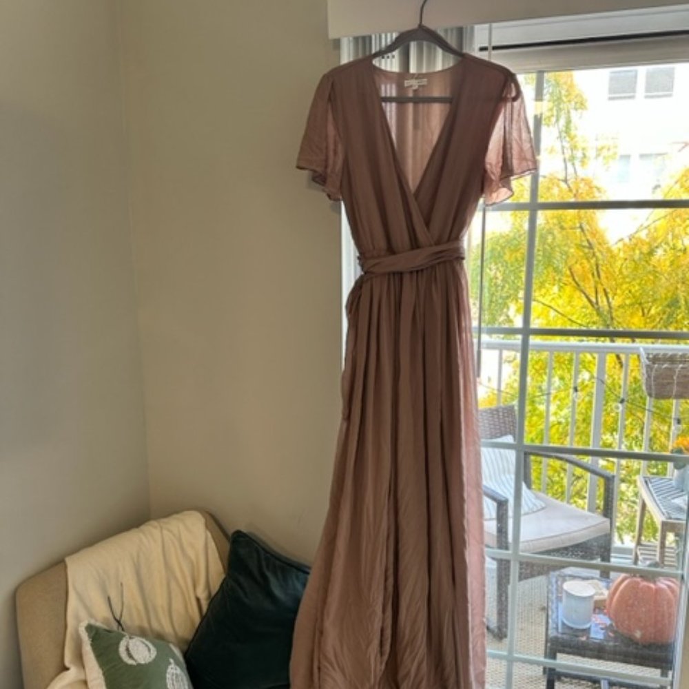 Baltic Born Kristina Maxi Dress Taupe L